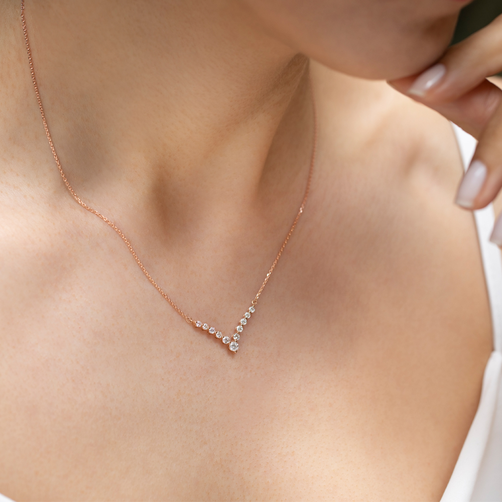 0,57 Carat Diamond Necklace