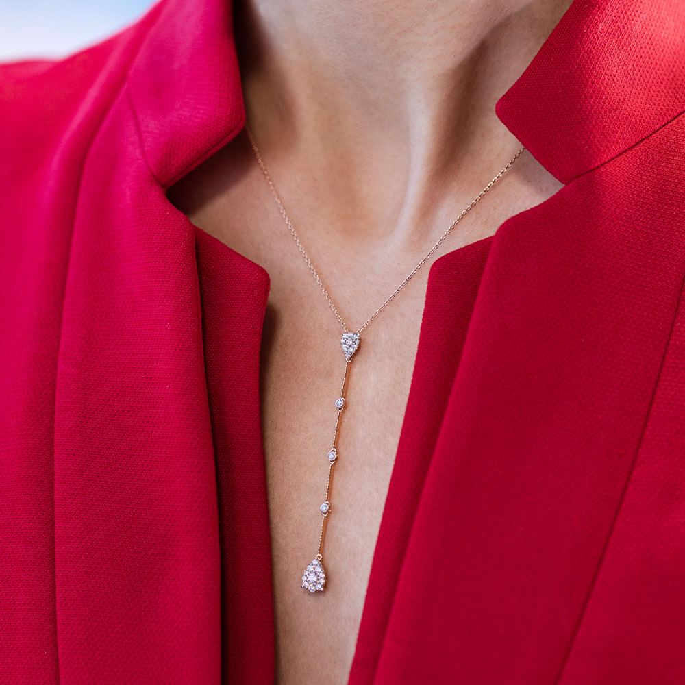0,48 Carat Diamond Necklace