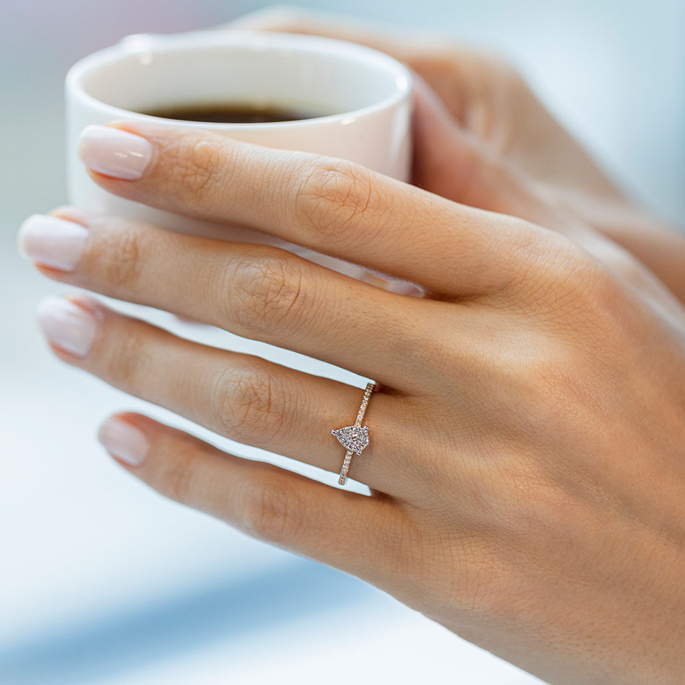 0,23 Carat Diamond Ring